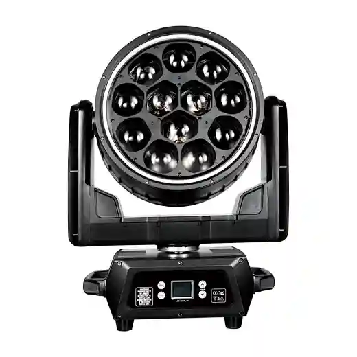 Outdoor Waterproof 12pcs 40w RGBW 4in1 LED Wash Moving Head Light With Zoom Pixel control